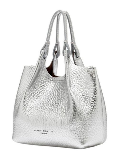 borsa donna dua piccola in pelle argento Gianni Chiarini | BS9718-RNGDBL13860